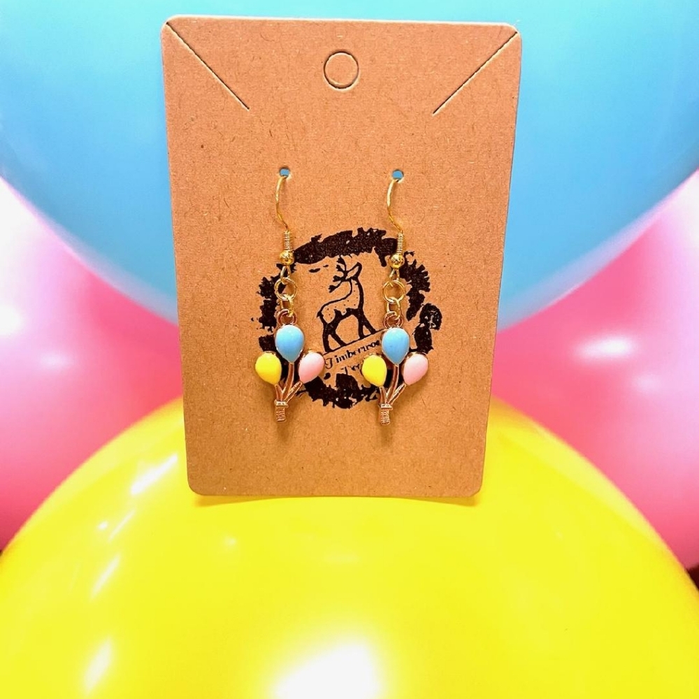 Birthday Balloon Earrings